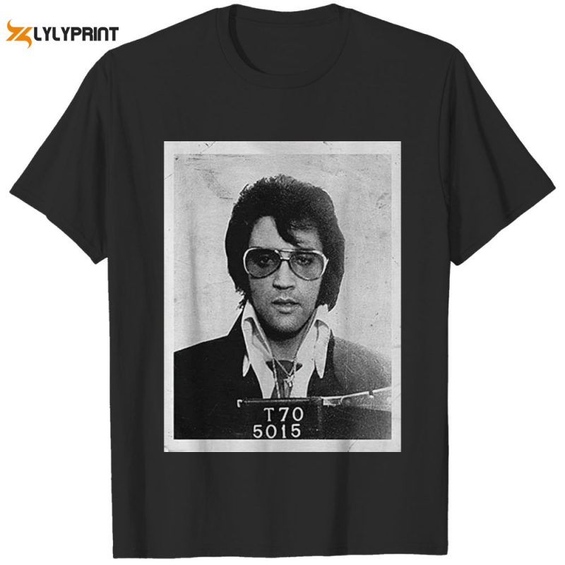 elvis presley mugshot poster t shirt for men and women 2 Elvis Presley Mugshot Poster T-Shirt IDF87018 Idea Fanatic