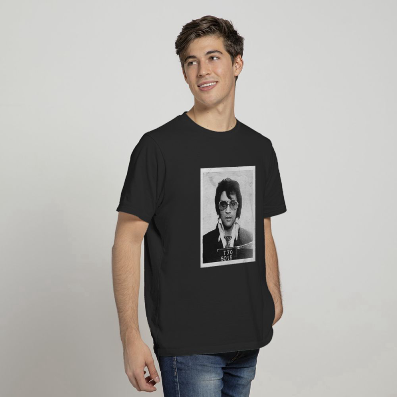 elvis presley mugshot poster t shirt for men and women 4 Elvis Presley Mugshot Poster T-Shirt IDF87018 Idea Fanatic