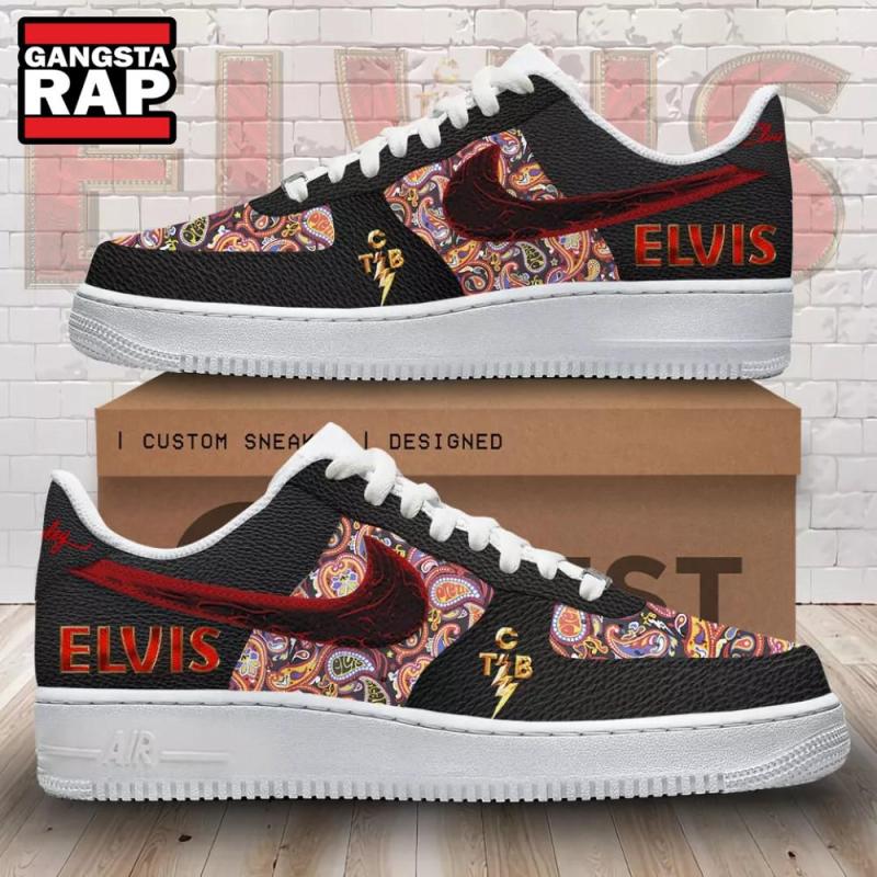 elvis presley music fans lover air force 1 shoes sneaker6946 Elvis Presley Music Fans Lover Air Force 1 Sneakers IFDDAF10081 Idea Fanatic