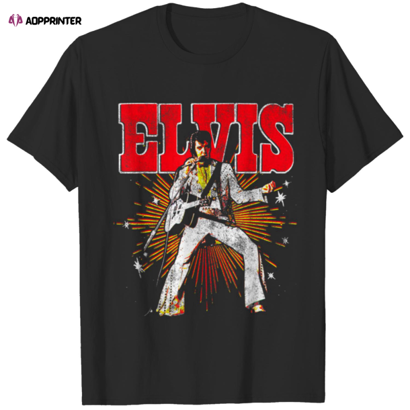 elvis presley official retro t shirt 10 Elvis Presley Official Retro T-Shirt IDF142405 Idea Fanatic