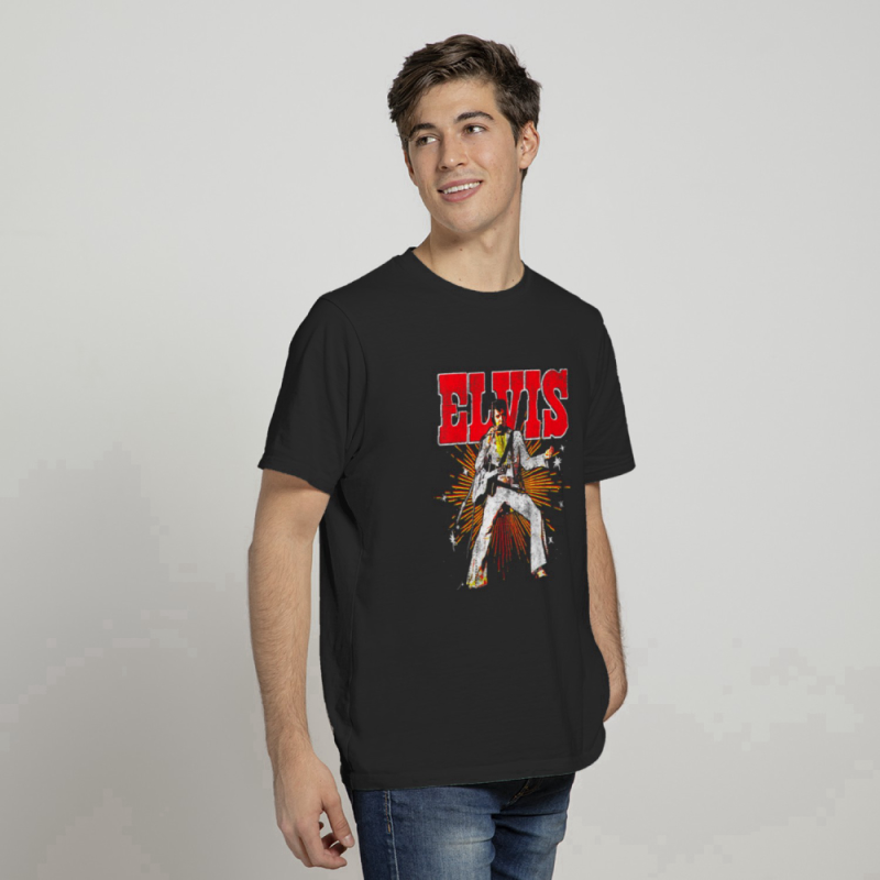 elvis presley official retro t shirt 11 Elvis Presley Official Retro T-Shirt IDF142405 Idea Fanatic