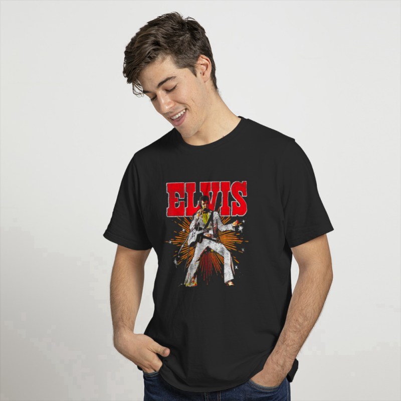 elvis presley official retro t shirt 12 Elvis Presley Official Retro T-Shirt IDF142405 Idea Fanatic