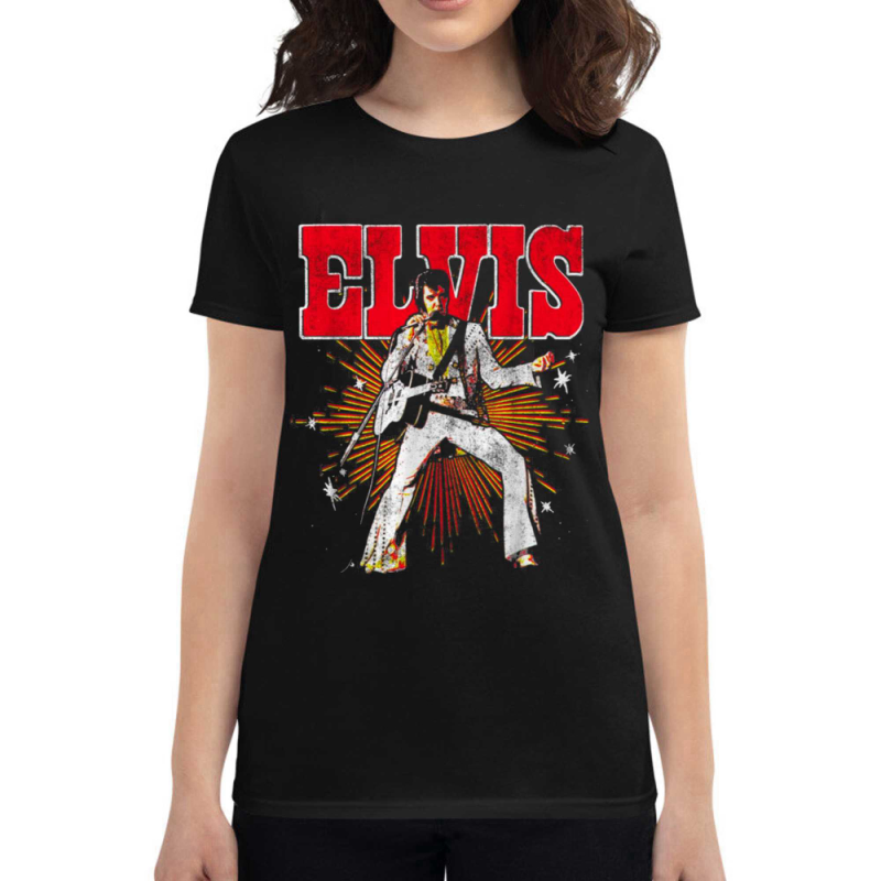 elvis presley official retro t shirt 2 Elvis Presley Official Retro T-shirt IDF136471 Idea Fanatic