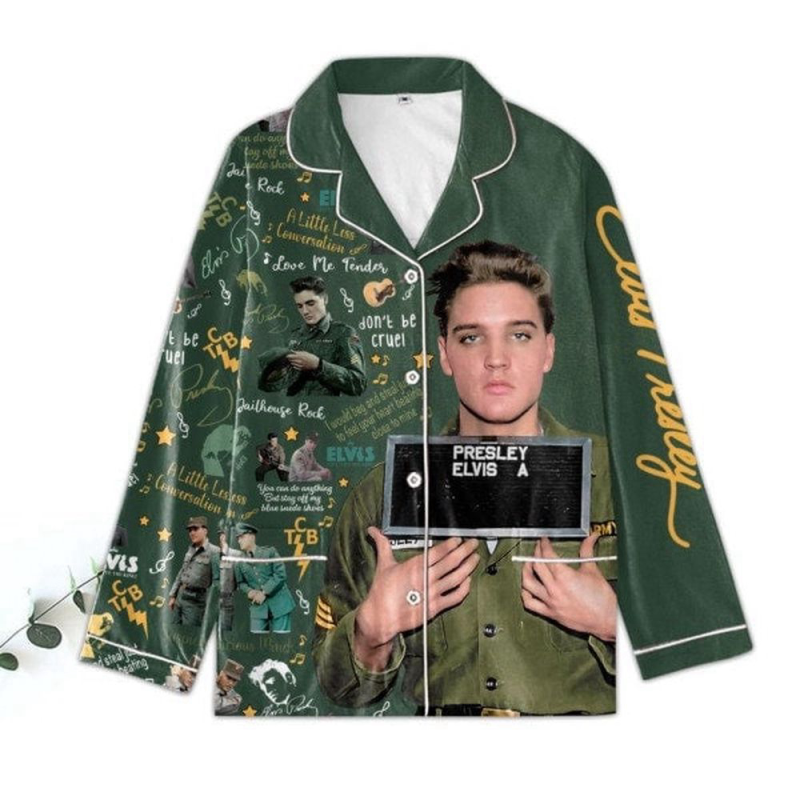 elvis presley pajamas set elvis presley pyjamas the king of rock 1 Elvis Presley Pajamas Set IDF92824 Idea Fanatic