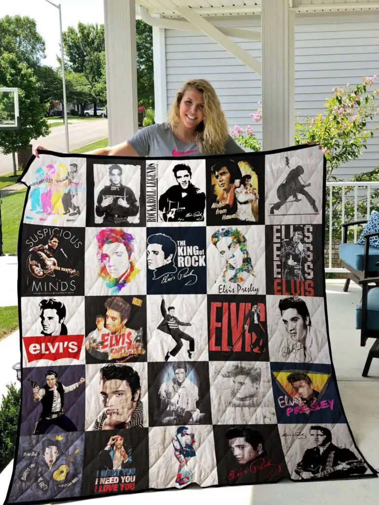 elvis presley quilt blanket for fans home decor gift 1c 1 Elvis Presley Quilt Blanket Home Decor Gift (3) IDF159903 Idea Fanatic