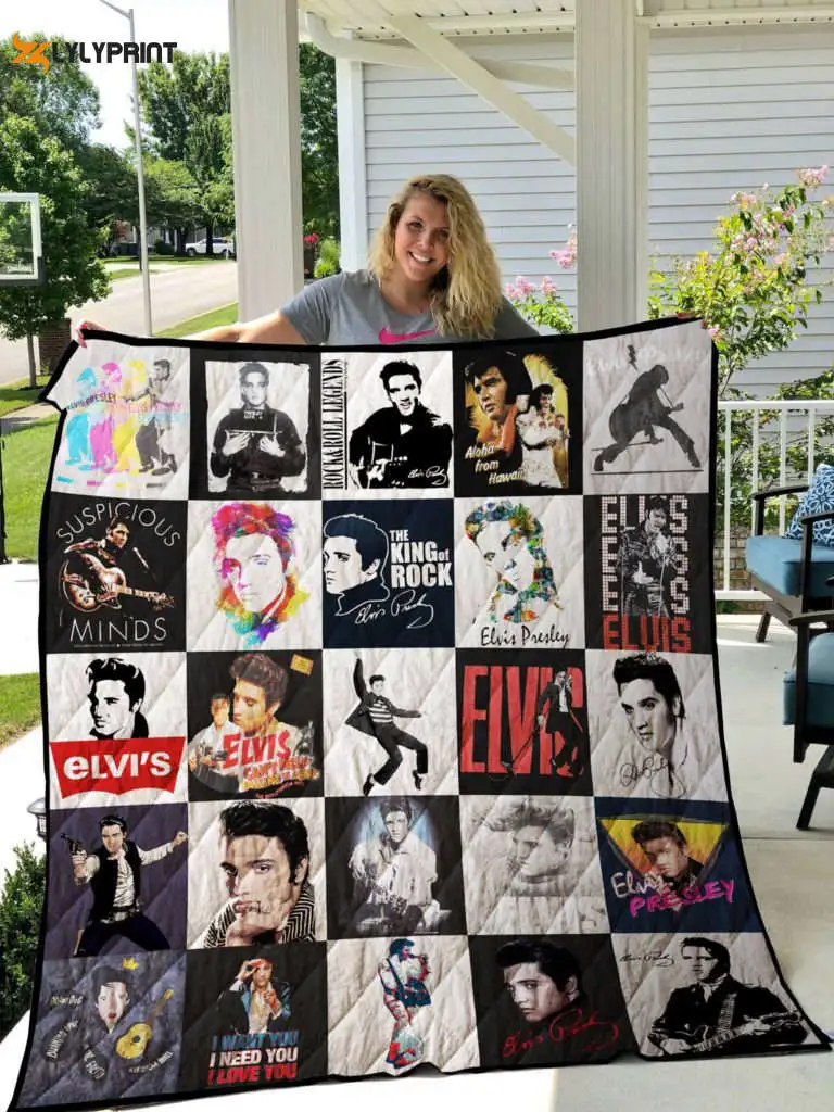 elvis presley quilt blanket for fans home decor gift 1c Elvis Presley Quilt Blanket Home Decor Gift (3) IDF159903 Idea Fanatic