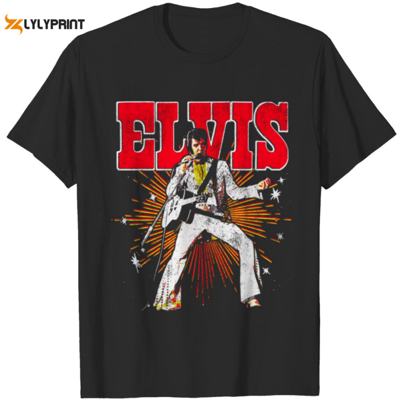 elvis presley retro rock music unisex gift t shirt for men and women 1 Elvis Presley Retro Rock Music Unisex Gift T-Shirt IDF87054 Idea Fanatic