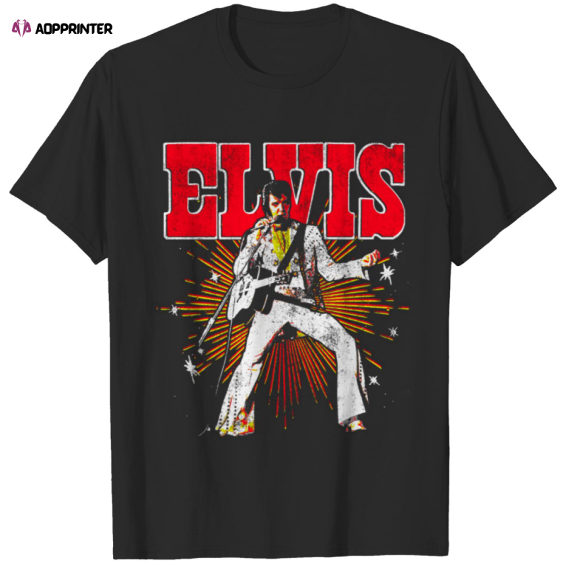 elvis presley retro rock music unisex gift t shirt Elvis Presley Retro Rock Music Unisex Gift T-Shirt IDF142365 Idea Fanatic