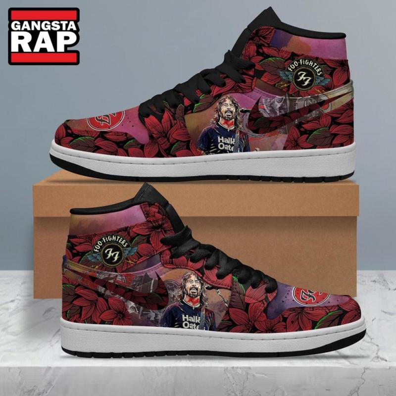 foo fighters music fans lover air jordan 1 hightop shoes7848 Foo Fighters Music Fans Lover Air Jordan 1 Hightop Shoes IFDDAJ10030 Idea Fanatic