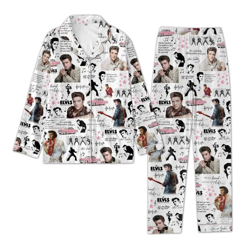 Premium Elvis Presley Pajamas La (3) Idea Fanatic