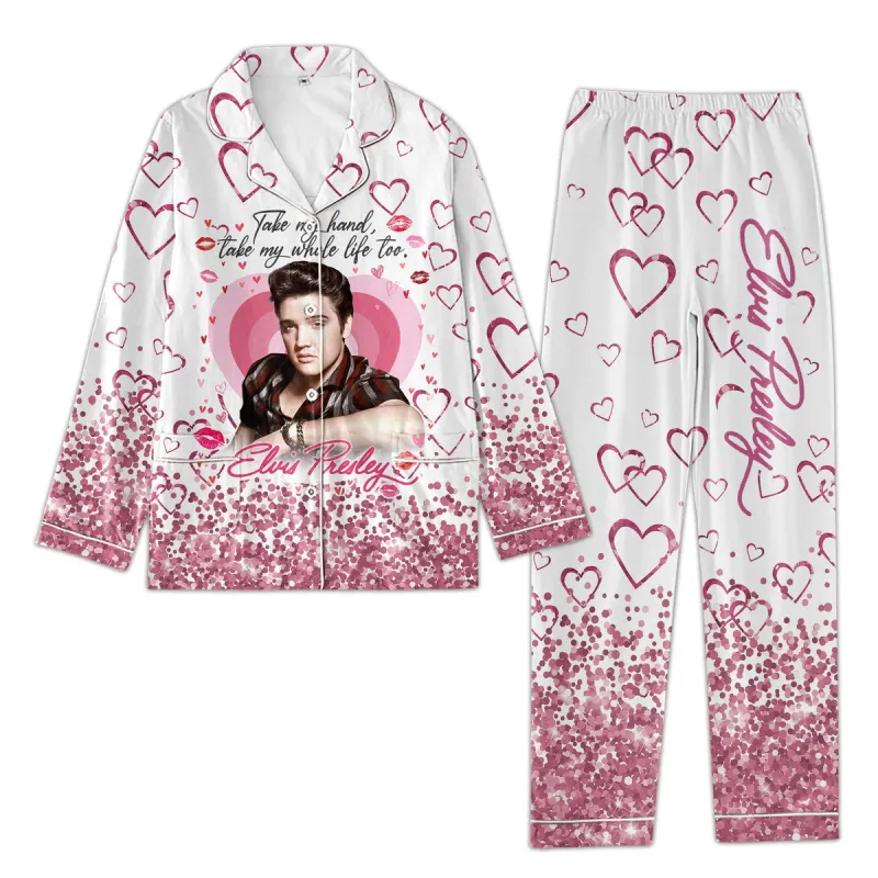 Premium Elvis Presley Valentine Pajamas La (3) Idea Fanatic