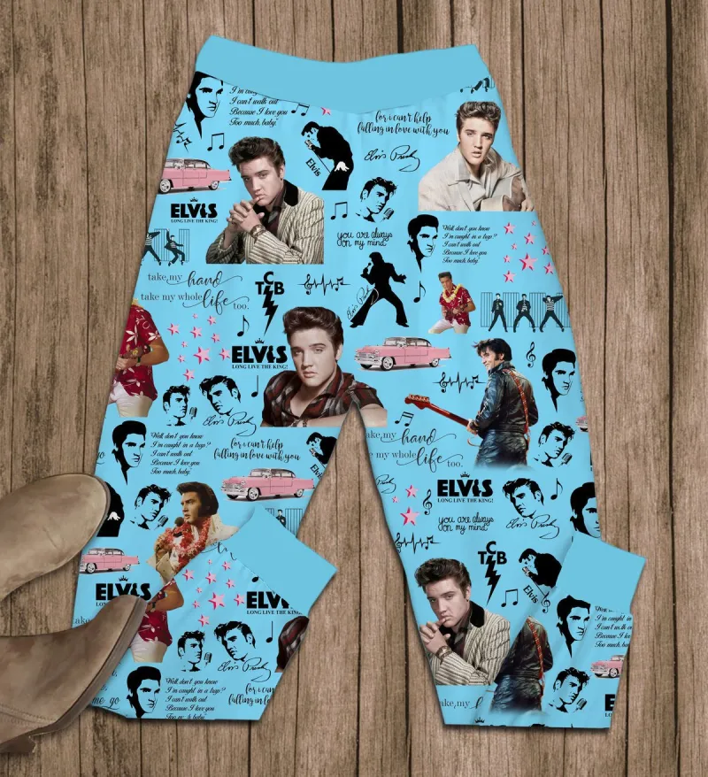 Premium Elvis Presley Pajamas Set La (3) Idea Fanatic