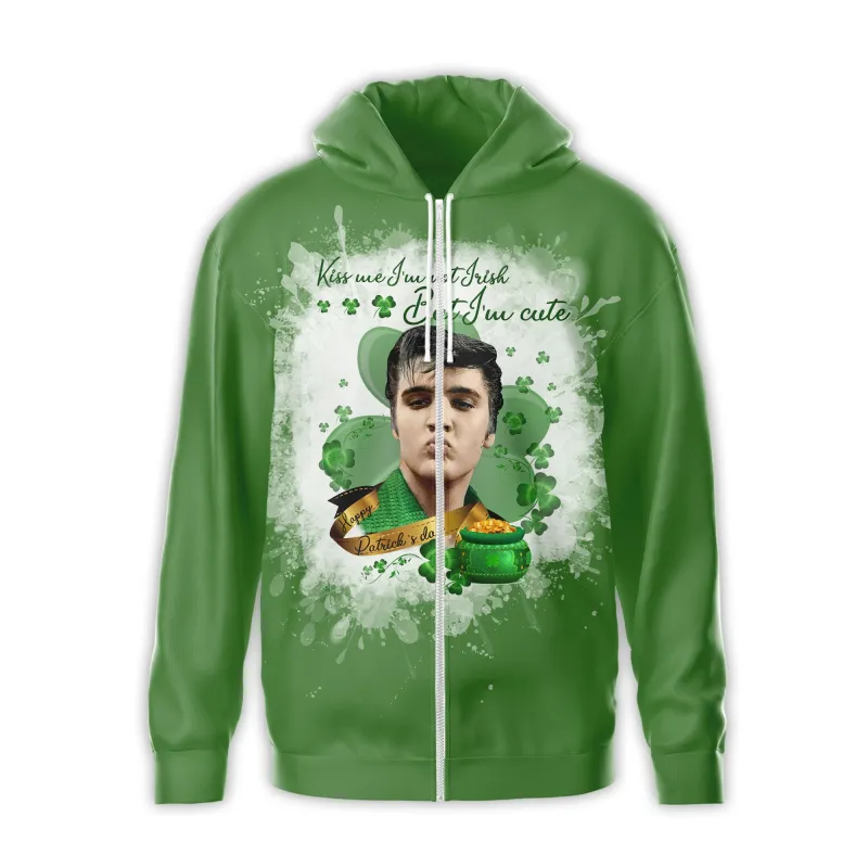 Premium Elvis Presley Patrick'S Day 2D Shirt Tl (2) Idea Fanatic