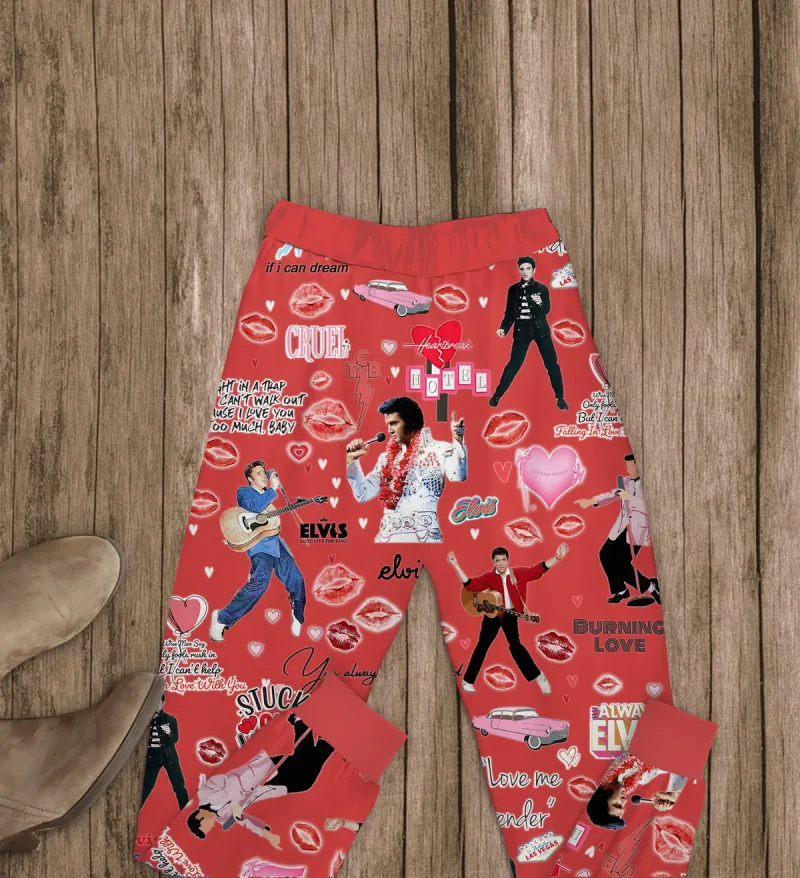 Premium Elvis Presley Valentine Pajamas Set La Idea Fanatic