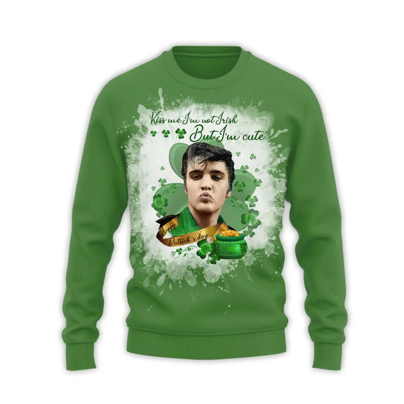 Premium Elvis Presley Patrick'S Day 2D Shirt Tl Idea Fanatic