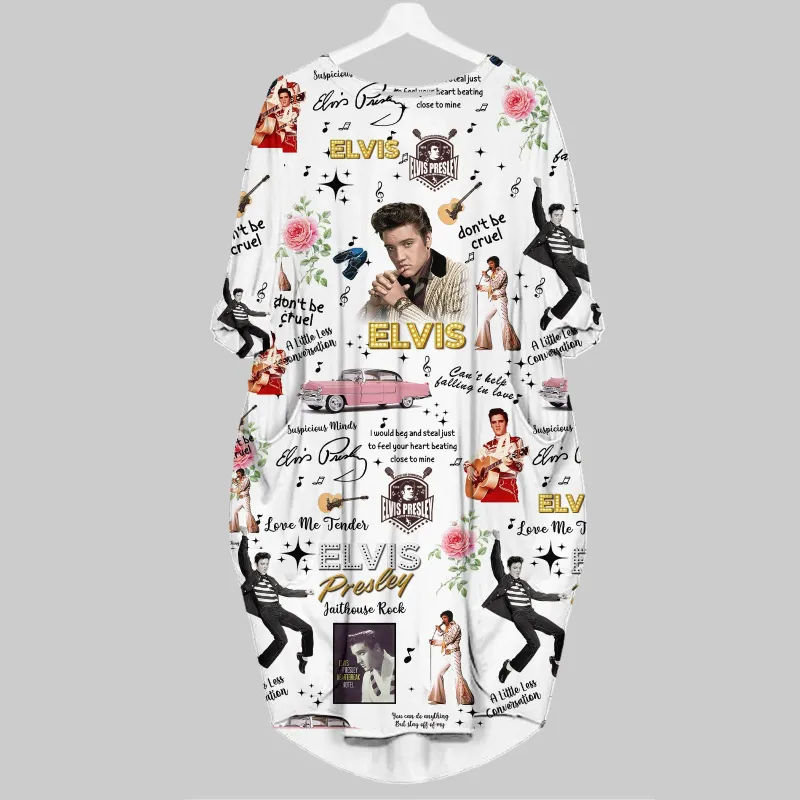 Elvis Presley Batwing Pocket Dress Tl Idea Fanatic