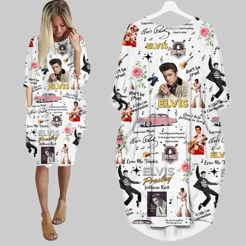 Elvis Presley Batwing Pocket Dress Tl Idea Fanatic