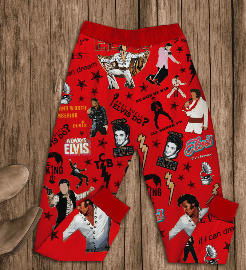 Premium Elvis Presley Pajamas Set Nl (4) Idea Fanatic