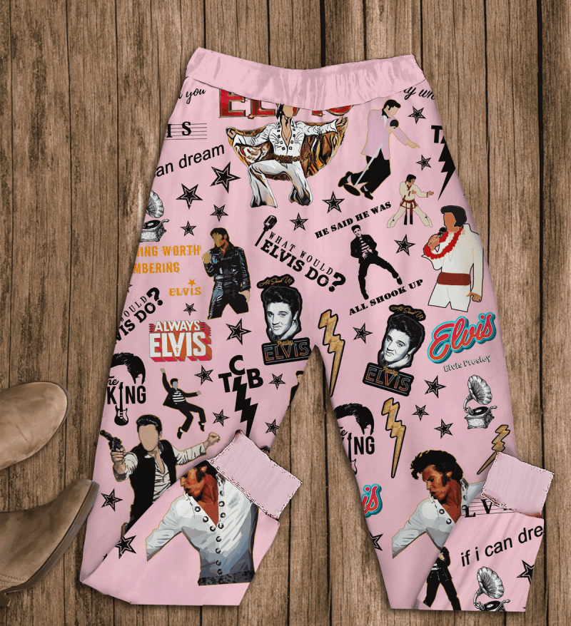 Premium Elvis Presley Pajamas Set Nl (4) Idea Fanatic