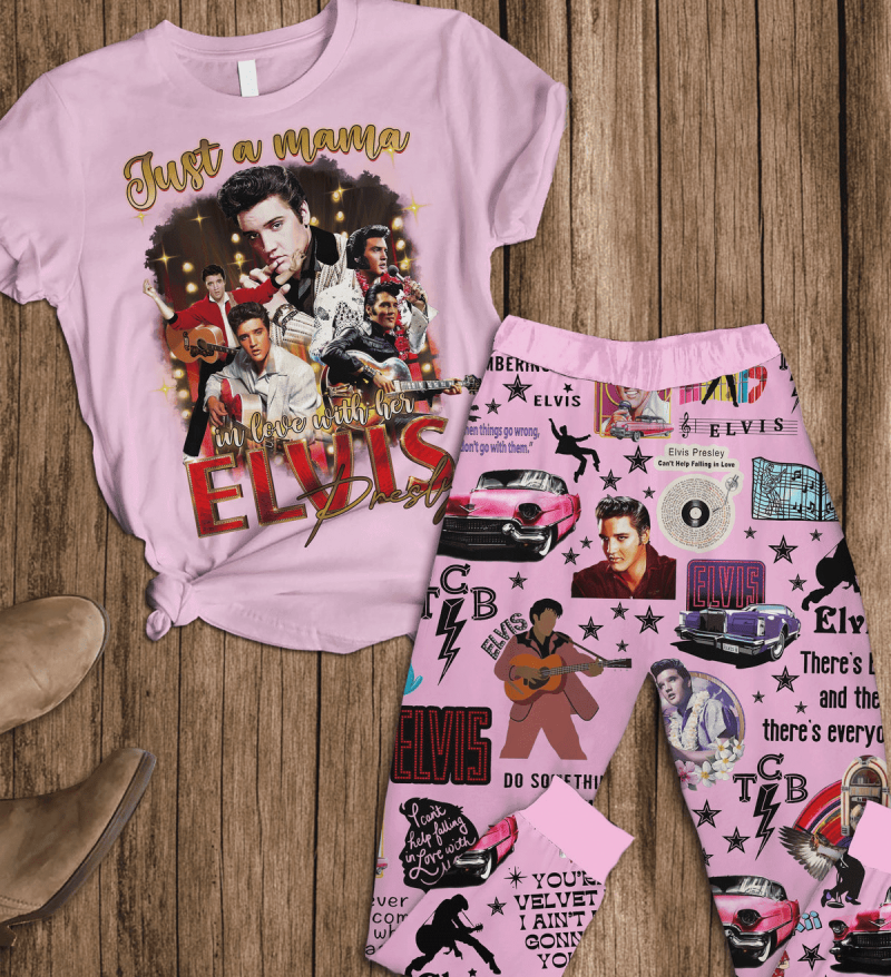 Premium Elvis Presley Pajamas Set Nl (3) Idea Fanatic