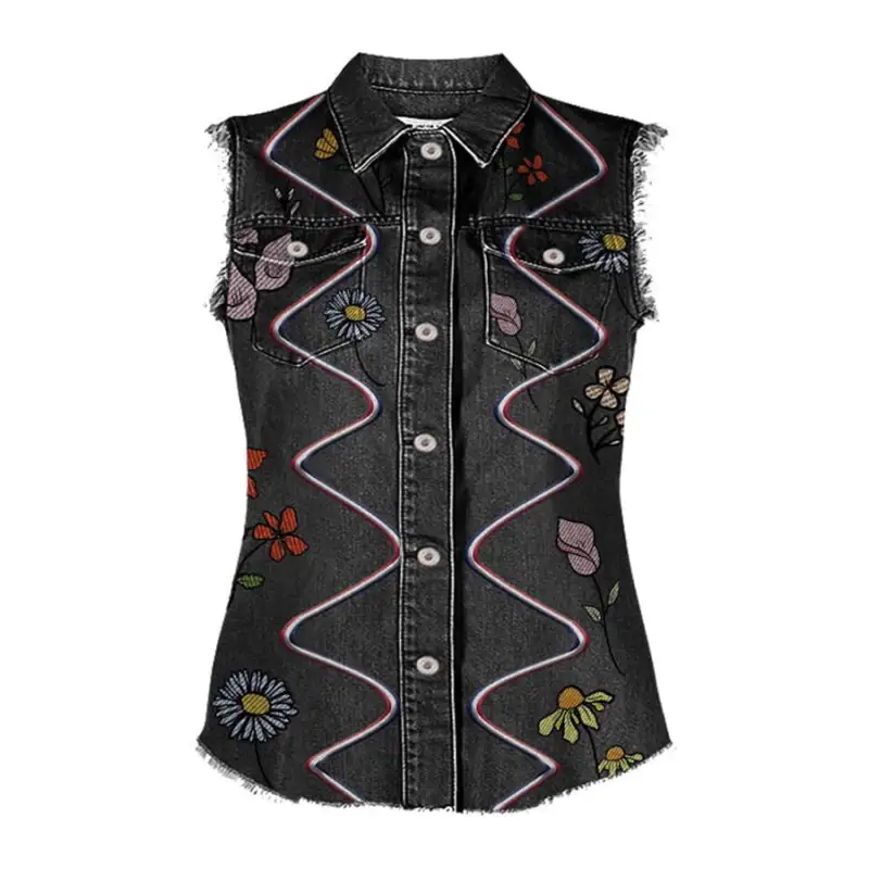 Elvis Presley Denim Vest Mh Idea Fanatic