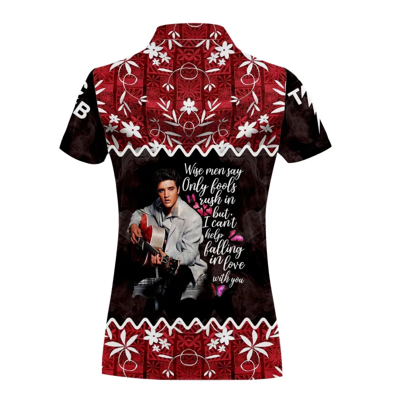 Premium Elvis Presley Combo Women Polo Shirt And Cap Nl Idea Fanatic