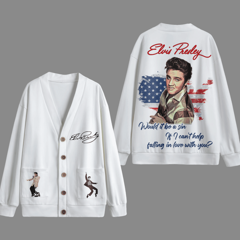 Premium Elvis Presley Cardigan Mh (2) Idea Fanatic