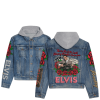 Elvis Presley Hooded Denim Jacket Hl Idea Fanatic