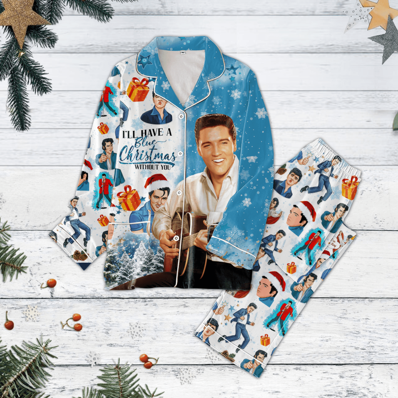 Premium Elvis Presley Pajamas Hl (4) Idea Fanatic