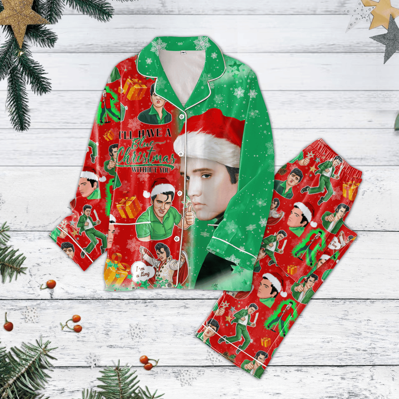 Premium Elvis Presley Pajamas Hl (3) Idea Fanatic