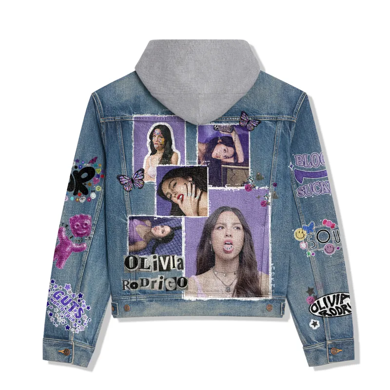 Olivia Rodrigo Hooded Denim Jacket IDF939072 Idea Fanatic