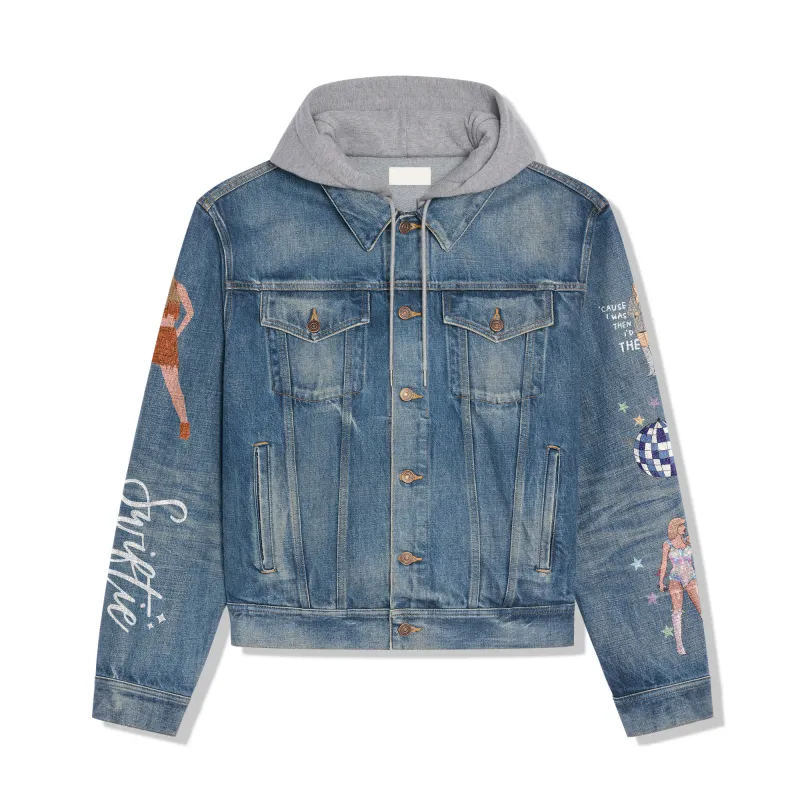 Taylor Swift Hooded Denim Jacket Na 230901 DNM100524L199 Idea Fanatic