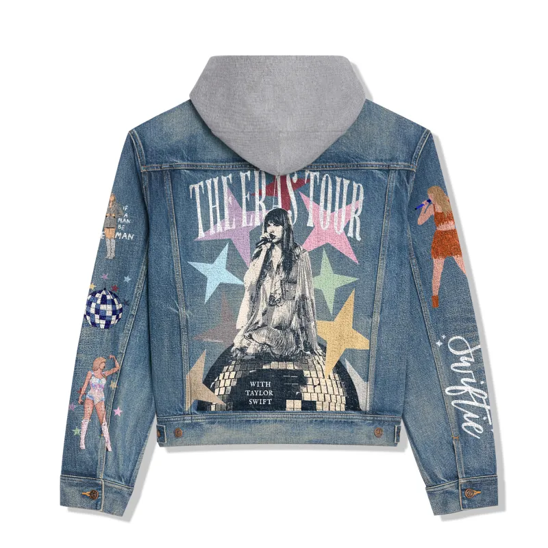 Taylor Swift Hooded Denim Jacket Na 230901 DNM100524L199 Idea Fanatic