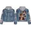 Taylor Swift Hooded Denim Jacket Va 041001 DNM100524L219 Idea Fanatic