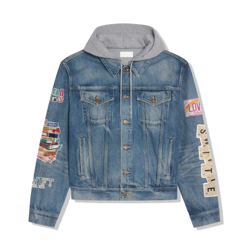 Taylor Swift Hooded Denim Jacket Tt 031001 DNM100524L206 Idea Fanatic