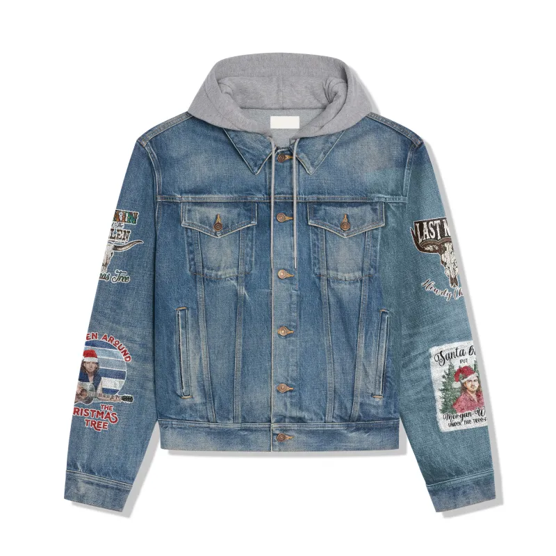 Morgan Wallen Hooded Denim Jacket IDF939691 Idea Fanatic