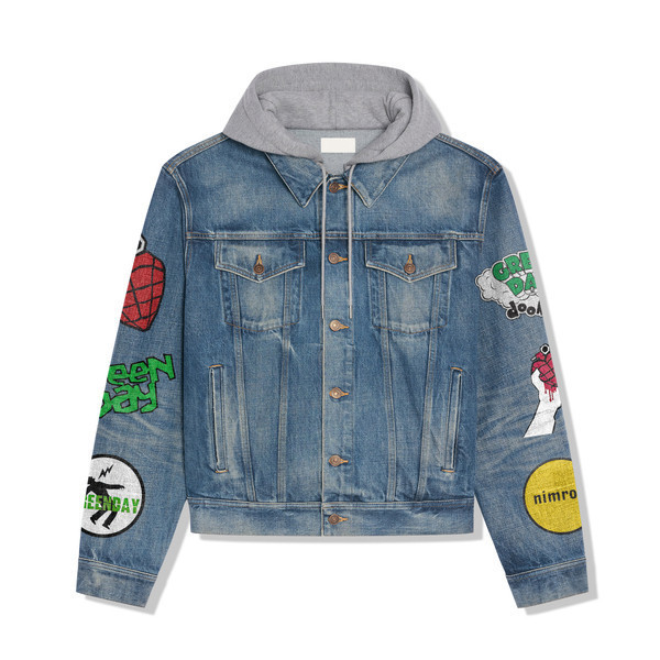 Green Day Hooded Denim Jacket Ha 271101 DNM100524L313 Idea Fanatic