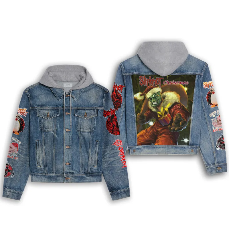 Slipknot Hooded Denim Jacket IDF940478 Idea Fanatic