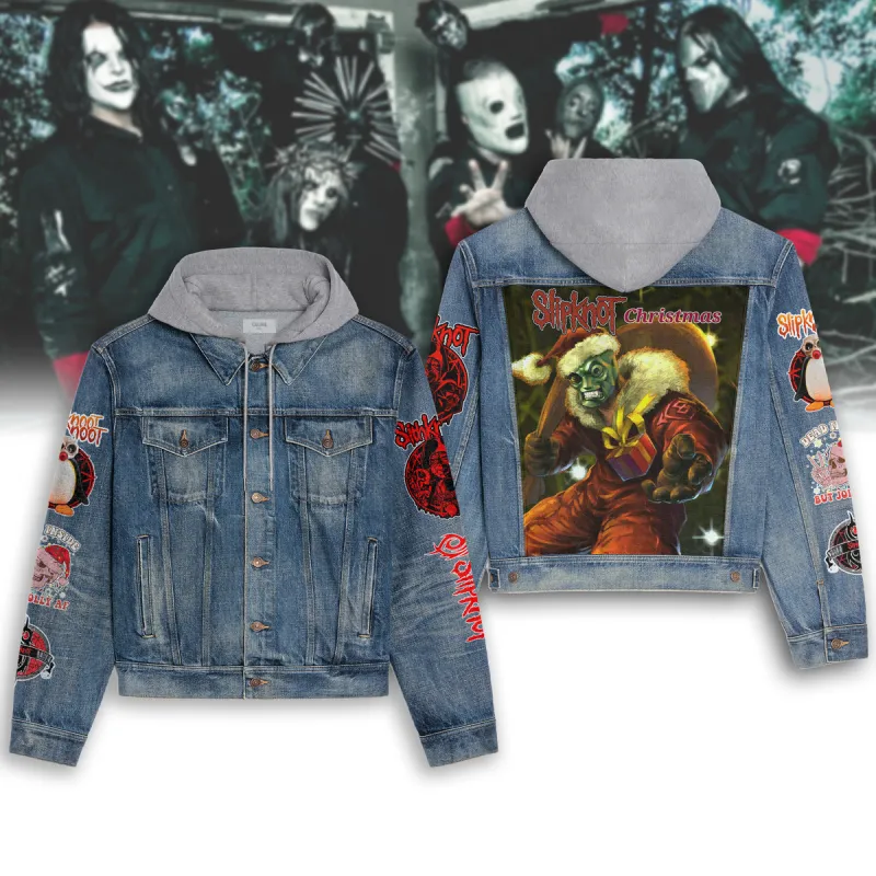 Slipknot Hooded Denim Jacket IDF940478 Idea Fanatic