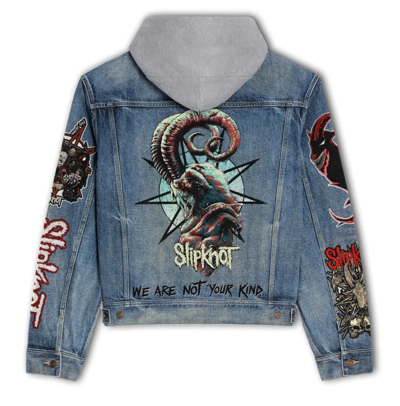 Slipknot Hooded Denim Jacket IDF940665 Idea Fanatic