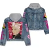 P!Nk Hooded Denim Jacket Dt DNM100524L567 Idea Fanatic