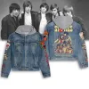 The Rolling Stones Hooded Denim Jacket Pa DNM100524L576 Idea Fanatic