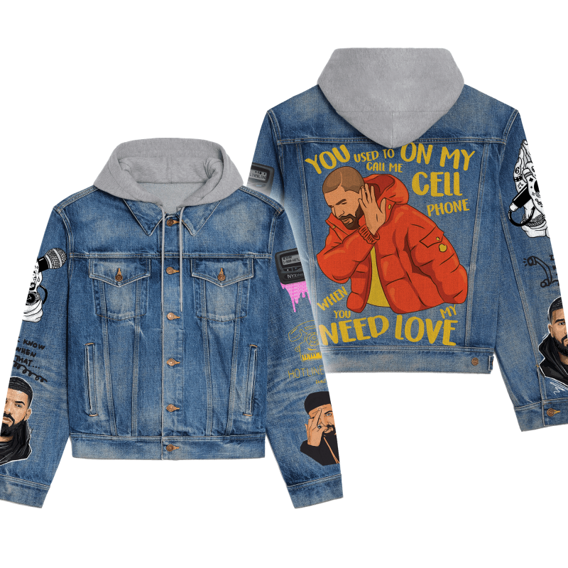 Drake Hooded Denim Jacket IDF939777 Idea Fanatic