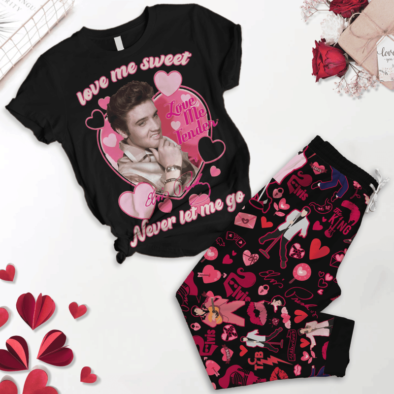 Premium Elvis Presley Pajamas Hl Idea Fanatic