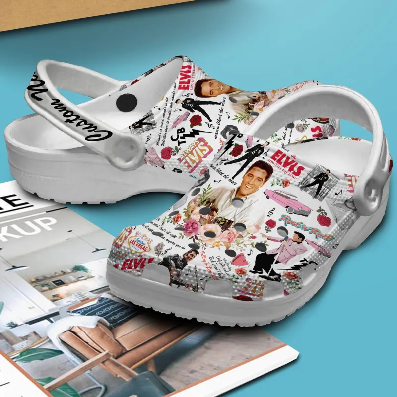 Premium Elvis Presley Custom Clogs La Idea Fanatic