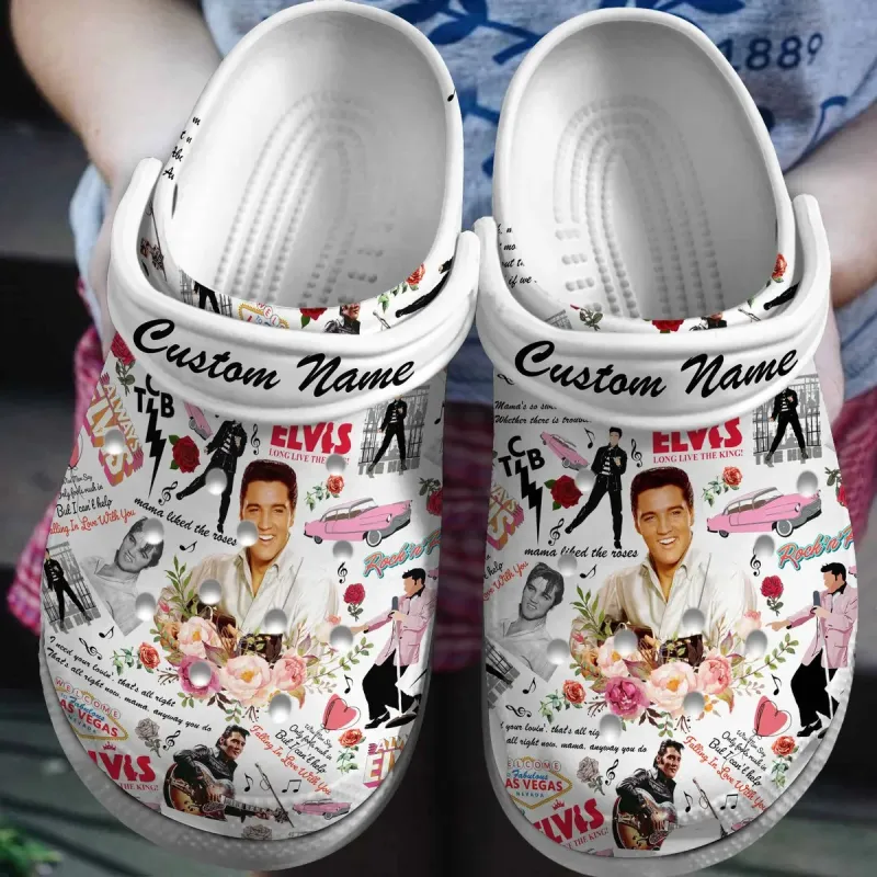 Premium Elvis Presley Custom Clogs La Idea Fanatic