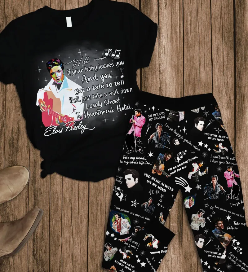 Premium Elvis Presley Pajamas Set Hd (3) Idea Fanatic