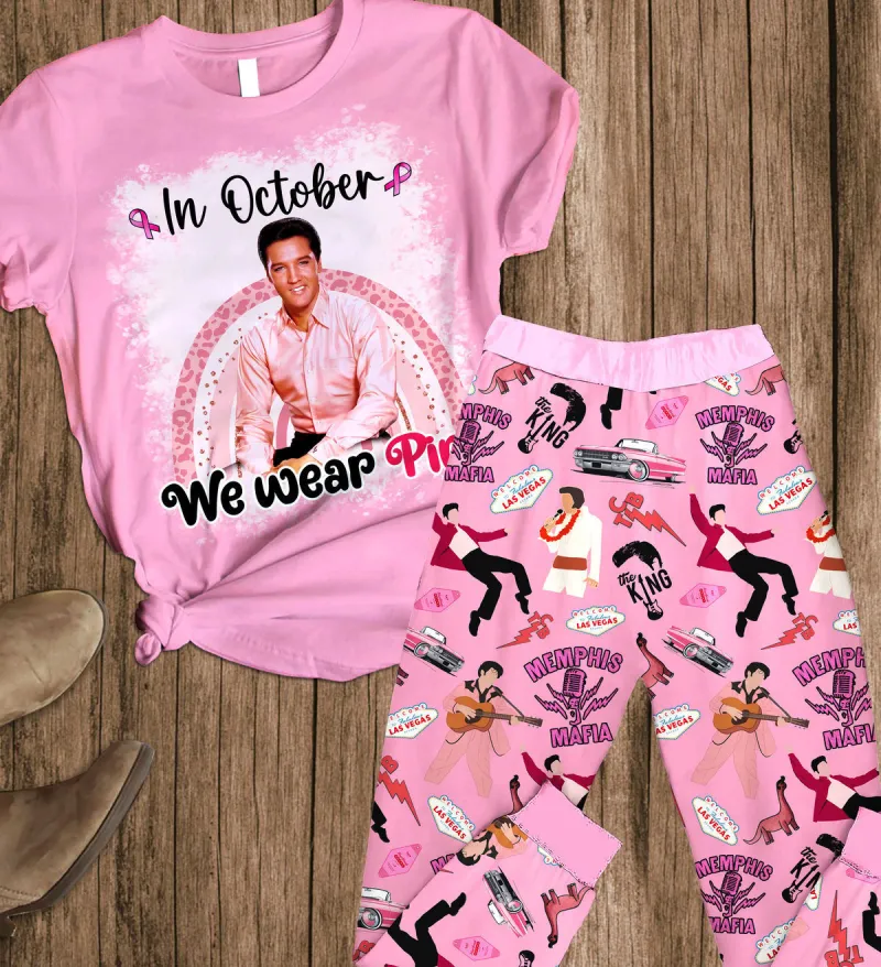 Premium Elvis Presley Pajamas Set Thy Idea Fanatic