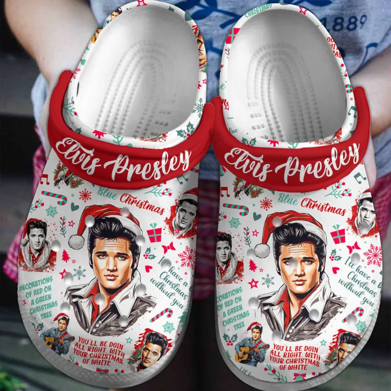 Premium Elvis Presley Clogs Tmn Idea Fanatic