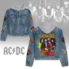 Premium Hooded Denim Jacket Ac/Dc Tmn DNM100524L696 Idea Fanatic